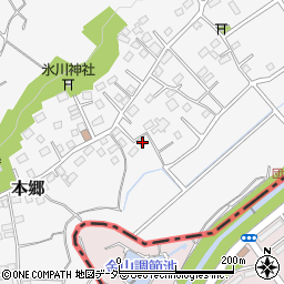 埼玉県所沢市本郷604-2周辺の地図