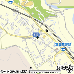 山梨県北杜市長坂町富岡100-2周辺の地図