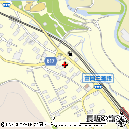 ファミリーマート北杜長坂日野春店周辺の地図