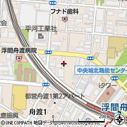 東京都板橋区舟渡1丁目16-18周辺の地図