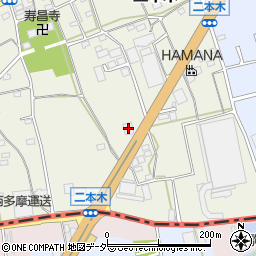 埼玉県入間市二本木951周辺の地図