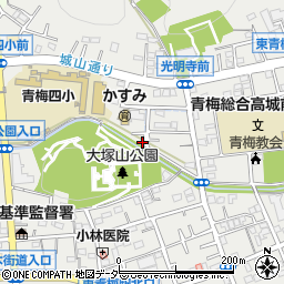 東京都青梅市東青梅6丁目1-17周辺の地図