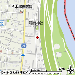 埼玉県三郷市東町67周辺の地図