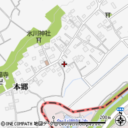 埼玉県所沢市本郷601周辺の地図