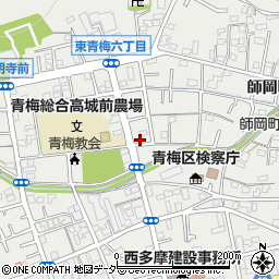 東京都青梅市東青梅6丁目15-9周辺の地図