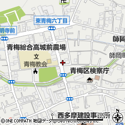 東京都青梅市東青梅6丁目15-1周辺の地図