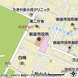 〒352-0000 埼玉県新座市（以下に掲載がない場合）の地図