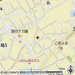 埼玉県所沢市三ケ島5丁目周辺の地図