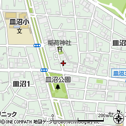 東京都足立区皿沼3丁目15-15周辺の地図