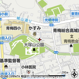東京都青梅市東青梅6丁目1-16周辺の地図