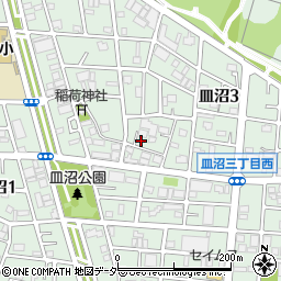 東京都足立区皿沼3丁目9-3周辺の地図