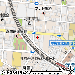 東京都板橋区舟渡1丁目16-13周辺の地図