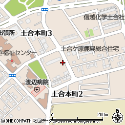 茨城県神栖市土合本町周辺の地図