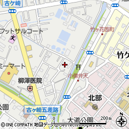 千葉県松戸市古ケ崎835-3周辺の地図
