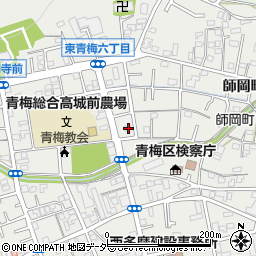 東京都青梅市東青梅6丁目15-7周辺の地図