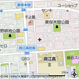 タイムズコモディイイダ竹の塚東店駐車場周辺の地図