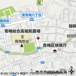 東京都青梅市東青梅6丁目15-2周辺の地図