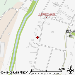 山梨県北杜市明野町上神取1102-3周辺の地図