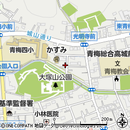 東京都青梅市東青梅6丁目1-14周辺の地図