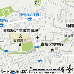 東京都青梅市東青梅6丁目15周辺の地図