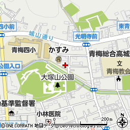東京都青梅市東青梅6丁目1-23周辺の地図