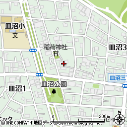 東京都足立区皿沼3丁目15周辺の地図
