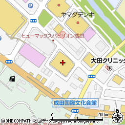 ＭＥＧＡドン・キホーテ成田店周辺の地図