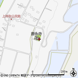 山梨県北杜市明野町上神取1080-1周辺の地図