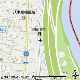 埼玉県三郷市東町46周辺の地図