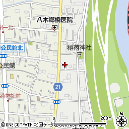 埼玉県三郷市東町55周辺の地図
