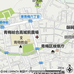 東京都青梅市東青梅6丁目15-3周辺の地図