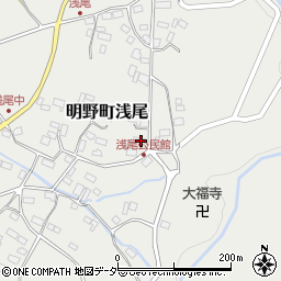 山梨県北杜市明野町浅尾1025周辺の地図