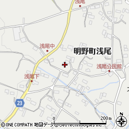 山梨県北杜市明野町浅尾1136周辺の地図