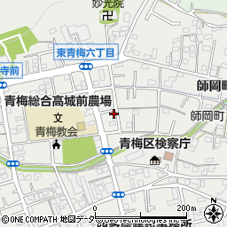 東京都青梅市東青梅6丁目15-5周辺の地図