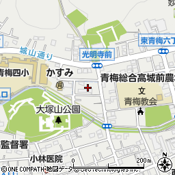 東京都青梅市東青梅6丁目3周辺の地図