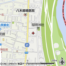 埼玉県三郷市東町52周辺の地図