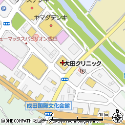 ユニクロ成田店周辺の地図