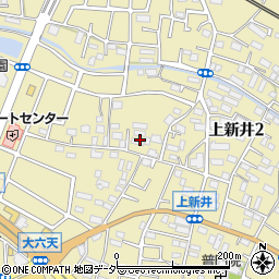 埼玉県所沢市上新井2丁目68周辺の地図