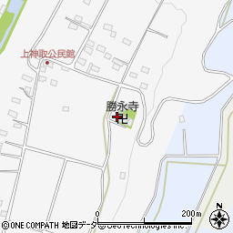 勝永寺周辺の地図