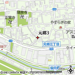 埼玉県川口市元郷3丁目周辺の地図