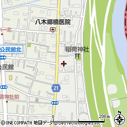 埼玉県三郷市東町54周辺の地図
