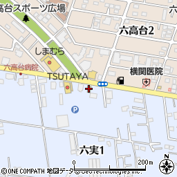 らあめん花月嵐松戸六実店周辺の地図