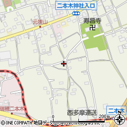 埼玉県入間市二本木986周辺の地図