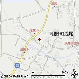 山梨県北杜市明野町浅尾1145周辺の地図