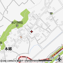 埼玉県所沢市本郷613周辺の地図