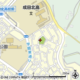 玉造街区公園周辺の地図