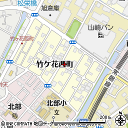 千葉県松戸市竹ケ花西町周辺の地図