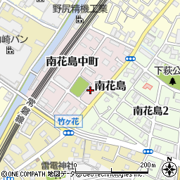 千葉県松戸市南花島中町205周辺の地図