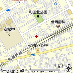 新倉工務店周辺の地図