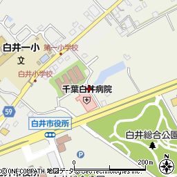 千葉白井病院周辺の地図